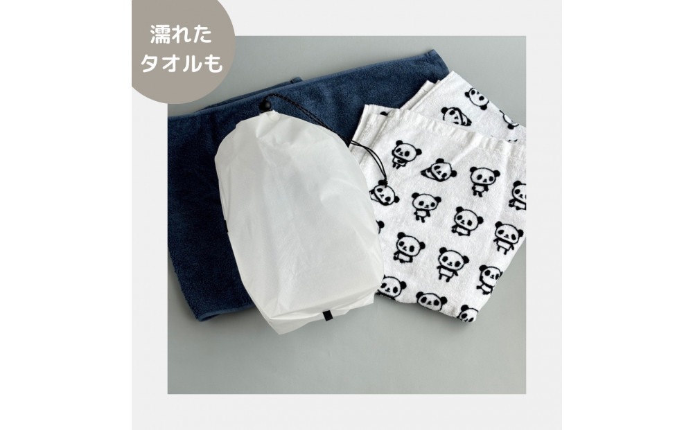 【L・5L・白】 大きめナイロン巾着袋　スタッフバッグ　スタッフサック　バッグインバッグ　着替え袋