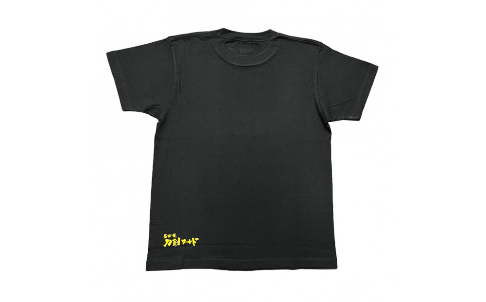 オリジナル【三英傑家紋Tシャツ】Sサイズ（ブラック）／名古屋刀剣博物館