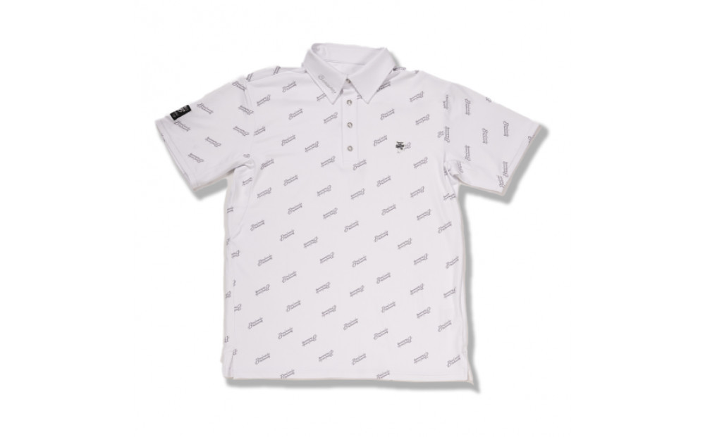 BUNCUREY　ゴルフウェア　≪B≫ロゴ半袖ポロシャツ（BM23SS-01-005）オフ／サイズ5