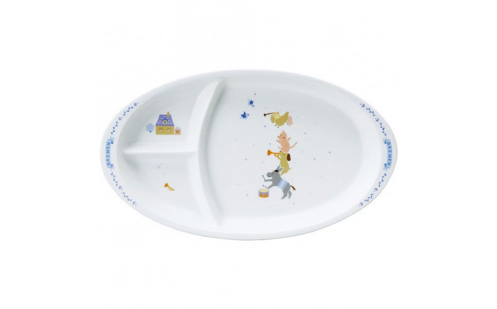 ナルミ ブレーメン キッズプレート 28cm 7980-5554