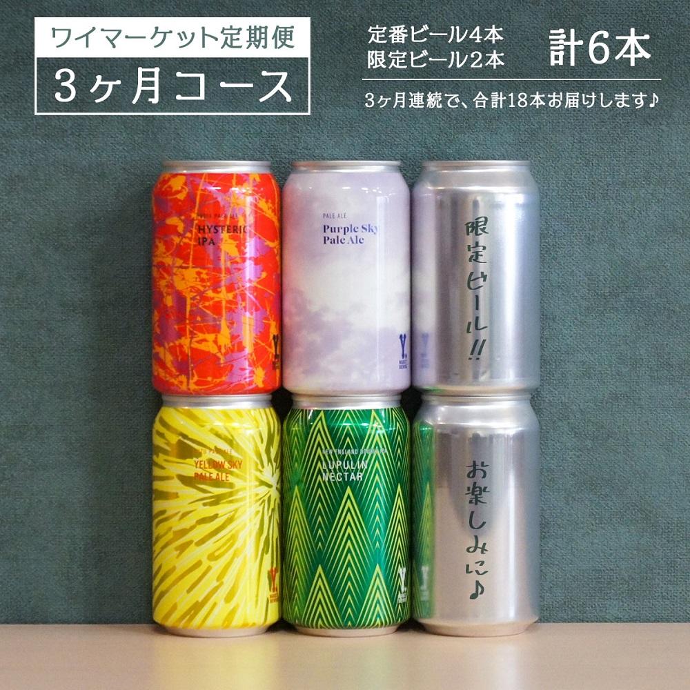 Y.MARKET BREWING  毎月6本【3カ月定期便】 定番・限定詰め合わせセット ギフトやプレゼントにも！