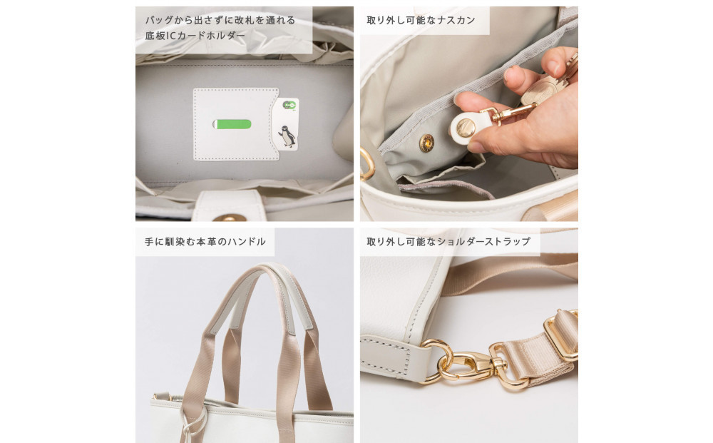 Y-STYLE 魔法の収納トートバッグ Mサイズ【ブラウン】