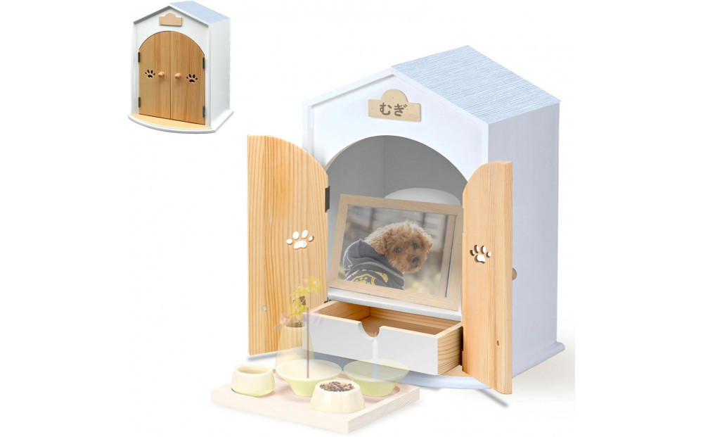 AngelHouse天使のおうち型仏壇　ベビーブルー