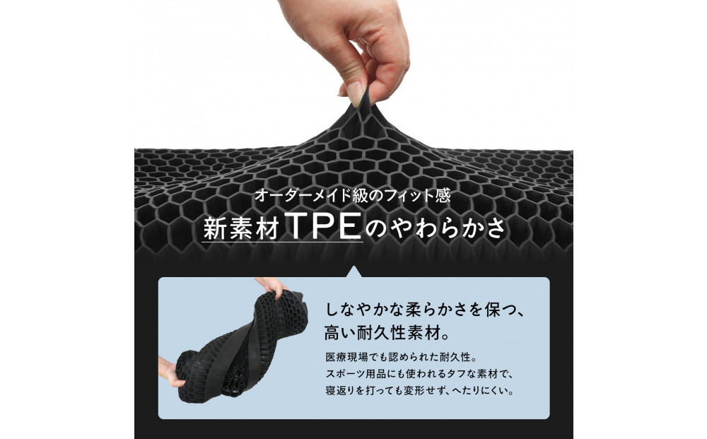 ドクターブレイン DR.BRAIN TPE ジェル枕 首が痛くならない 低反発 枕 カバー付き 首こり 肩こり ピロー 人間工学 丸洗いOK 安眠枕 ハニカム構造 まくら 快眠枕　理学療法士監修