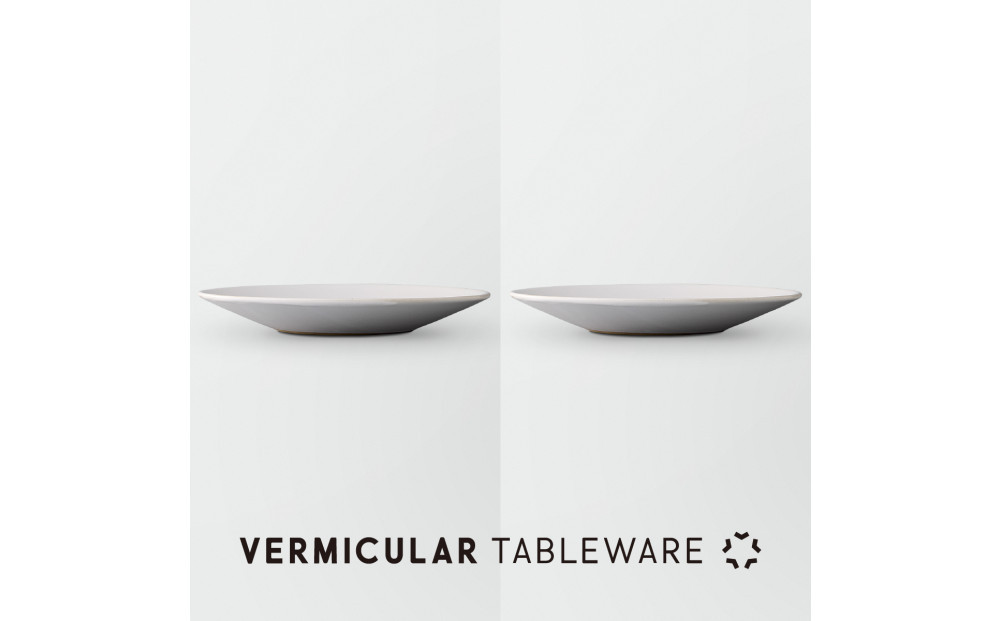 Tableware Flat Plateペアセット21cm 乳白