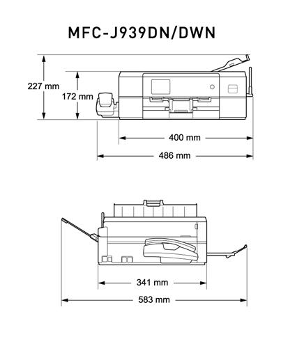 【ブラザー　インクジェット複合機】MFC-J939DN