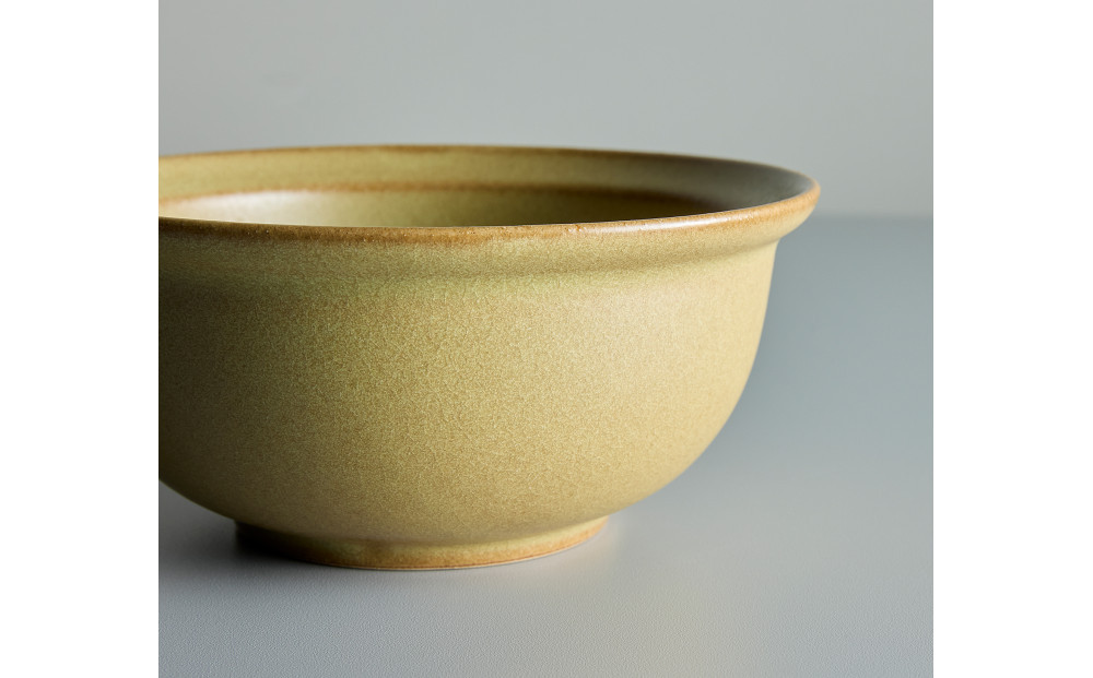Tableware Deep Bowl Rimペアセット17cm 鶯