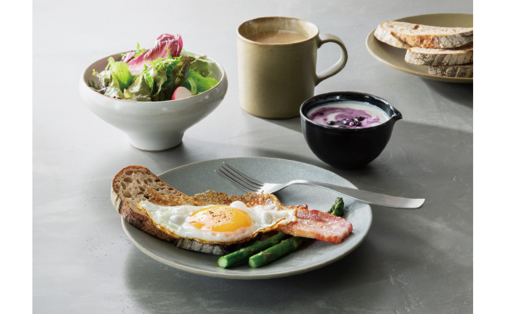 Tableware Deep Bowl Rimペアセット17cm 藍墨