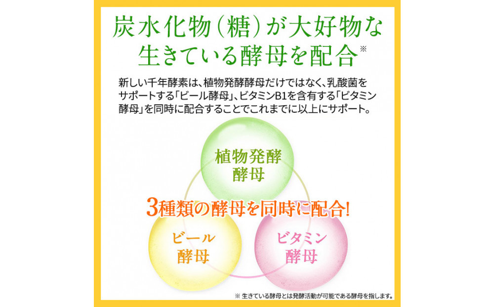 千年酵素 酵素 酵母 乳酸菌 配合 サプリメント 30包 栄養機能食品 ビタミンB1