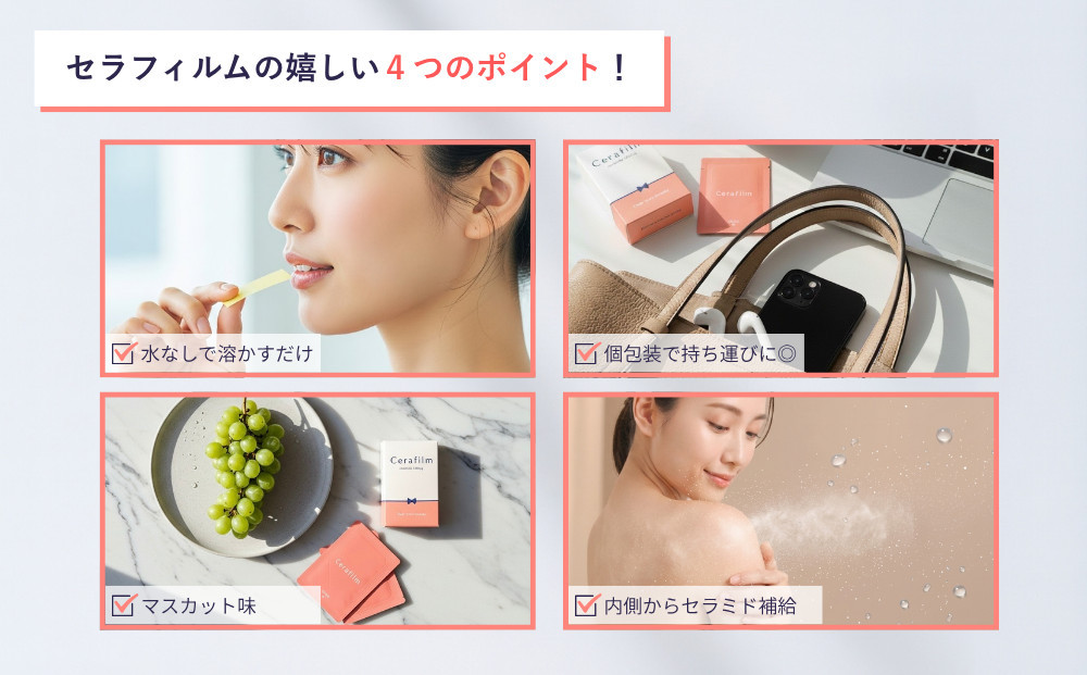 フィルム型セラミドサプリ　Cerafim （セラフィルム）