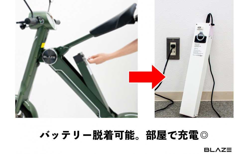 【免許不要】5秒で折りたためる電動バイク　スマートEV 特定原付モデル　ブラック