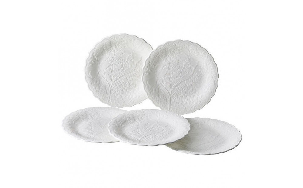 ナルミ ホニトン・レース プレート(ブライト) 17cm 5点セット 51952-23177