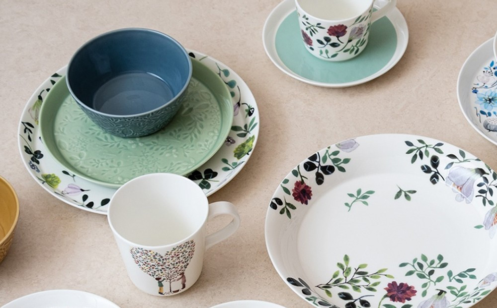 ナルミ アンナエミリア プレート(クローバーガーデン) 24cm 51854-5643P