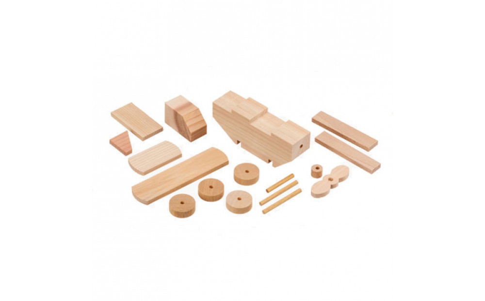 ＭＯＣＣＯ　木の工作キット＜飛行機＞木製玩具  木のおもちゃ 対象年齢６歳から