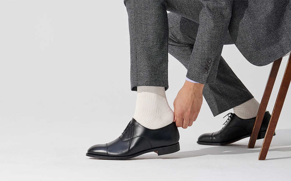 【25cm-27cm ホワイト】ReDリカバリーソックス靴下 血行促進 バイタルテック 健康増進機器