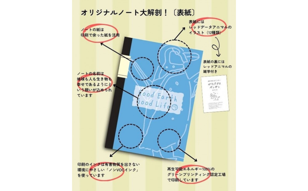 Good Earth, Good Lifeノート（B5 B罫 20枚）×12冊