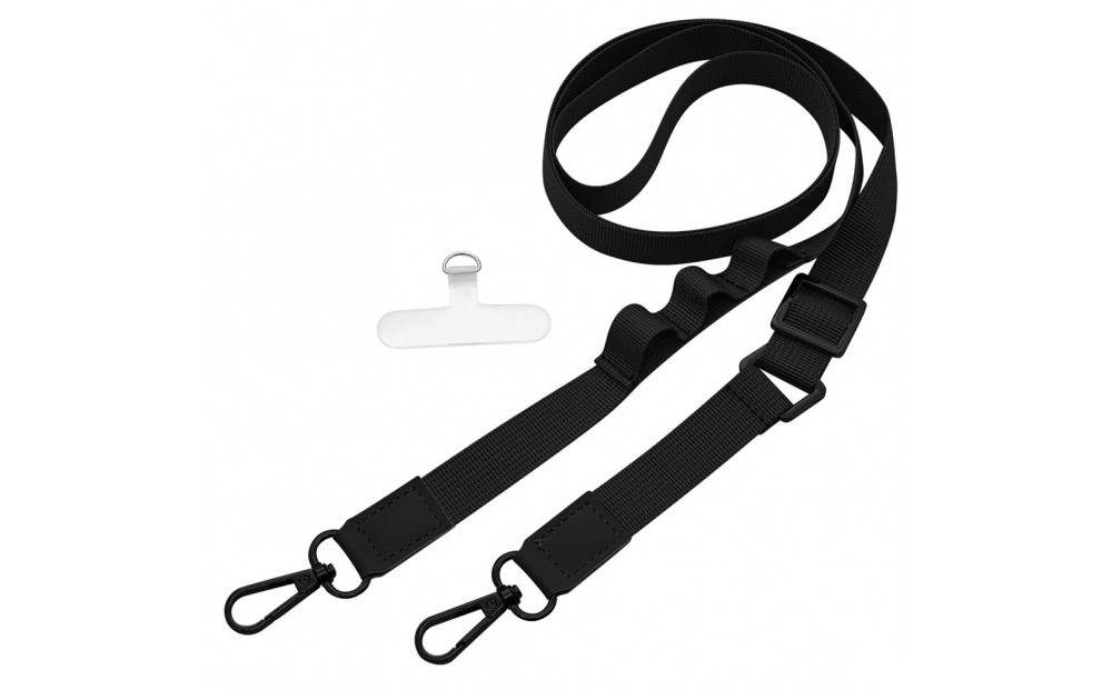 【ブラック】ラスタバナナ ショルダーストラップ ホルダーシート セット フラットタイプ