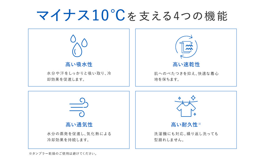 【ネイビー】SIXPAD 冷感タオル | 父の日