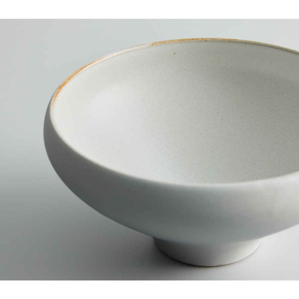 Tableware Deep Bowl Curveペアセット18cm 乳白