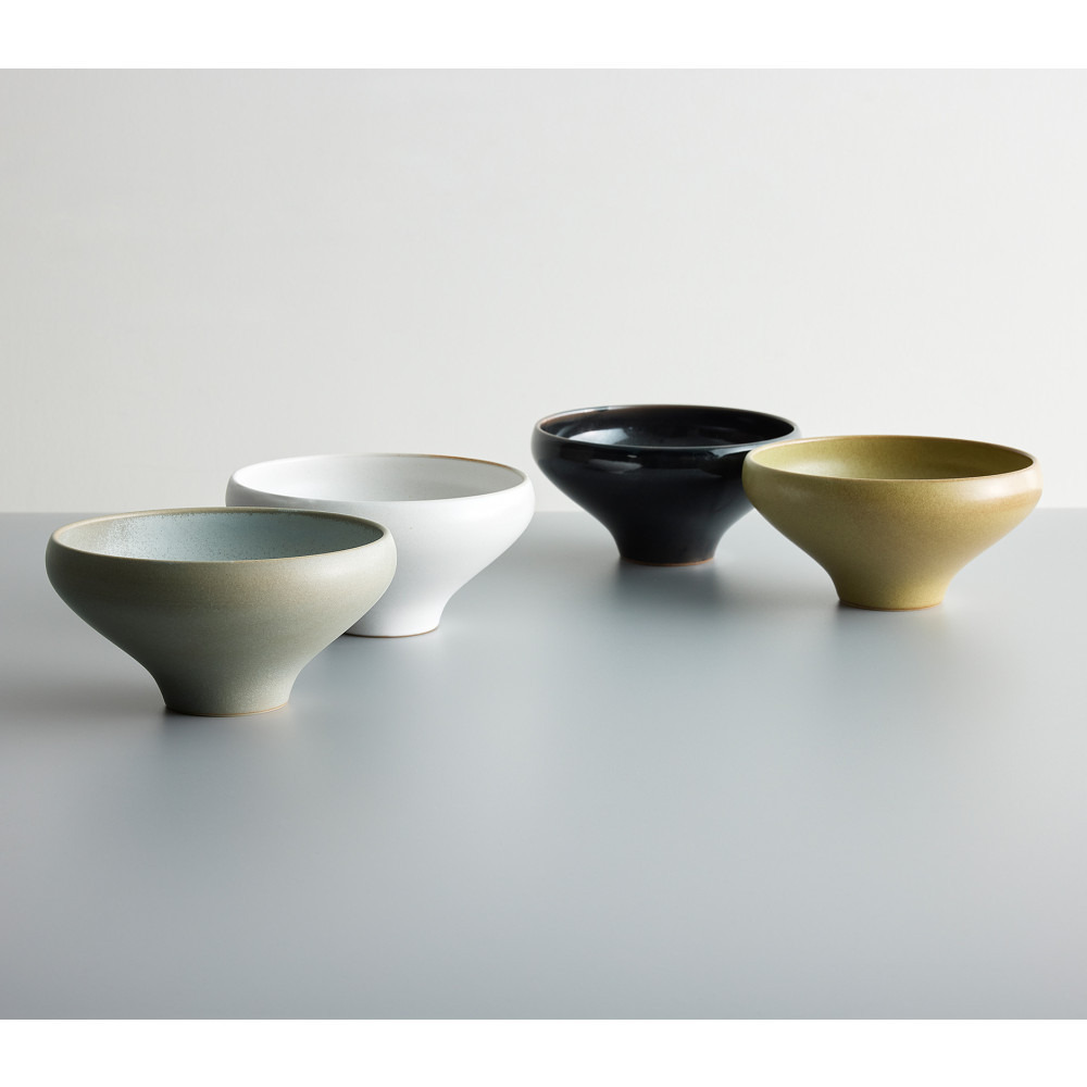 Tableware Deep Bowl Curveペアセット18cm 藍墨