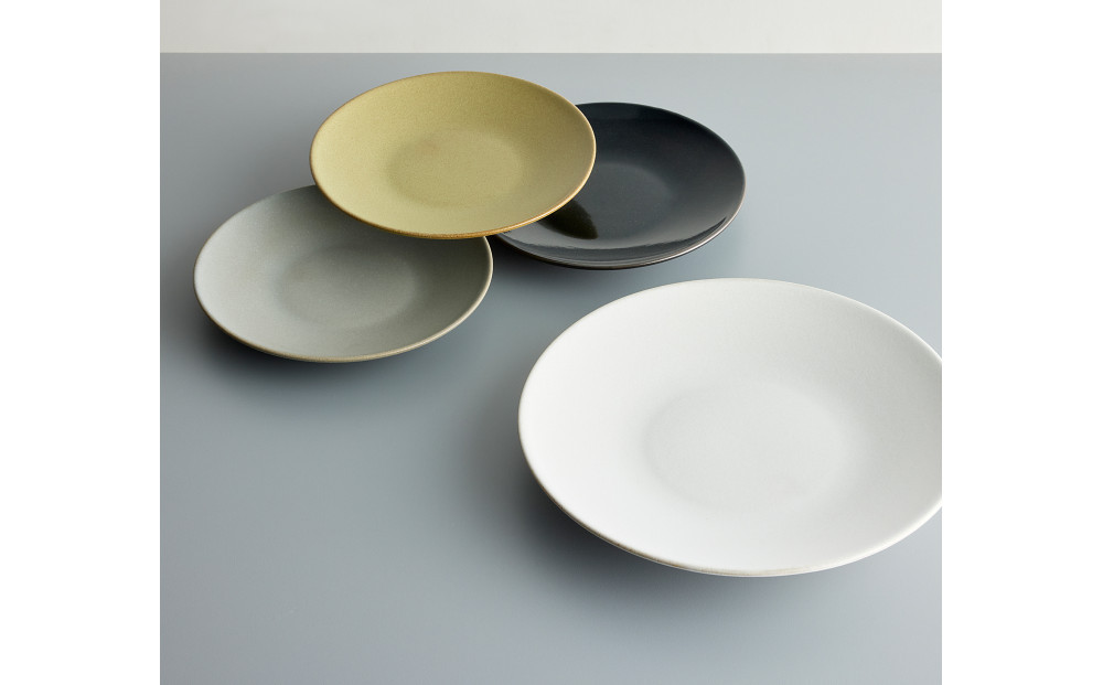 Tableware Flat Plateペアセット18cm 藍墨
