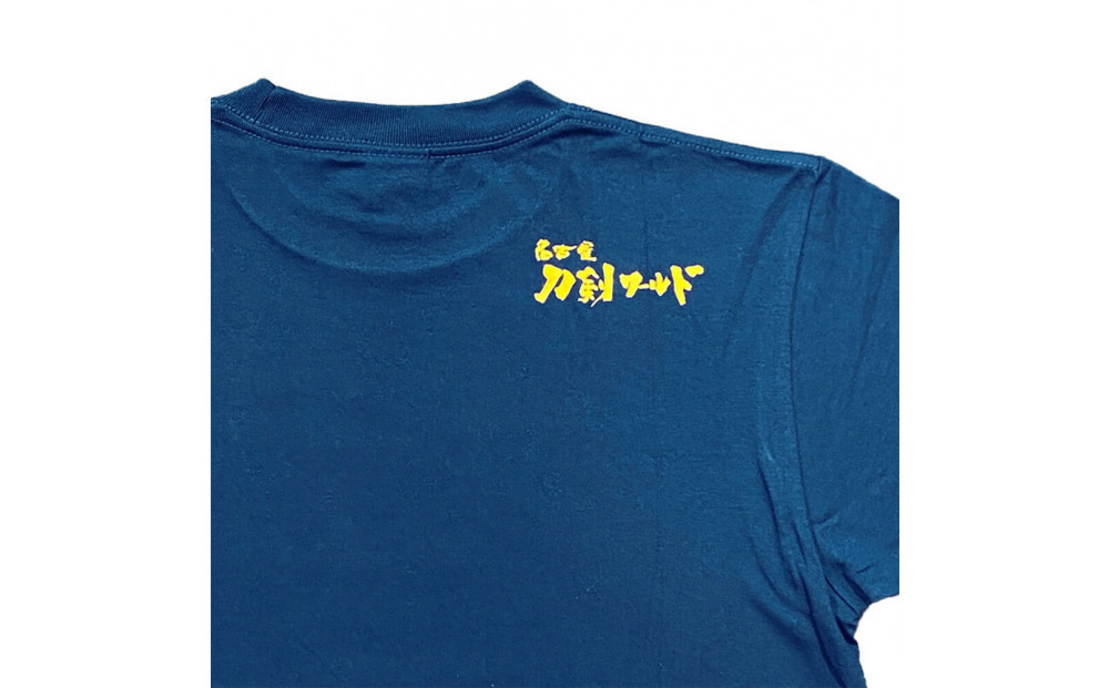 オリジナル【加藤清正Tシャツ】XLサイズ（ネイビー）／名古屋刀剣博物館