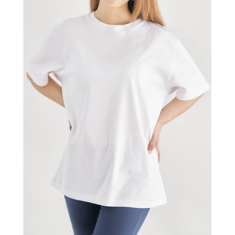 ◆サイズ：XＬ◆【ドレスTシャツ】  GIZAコットンフライス レギュラーフィット 半袖｜クルーネック