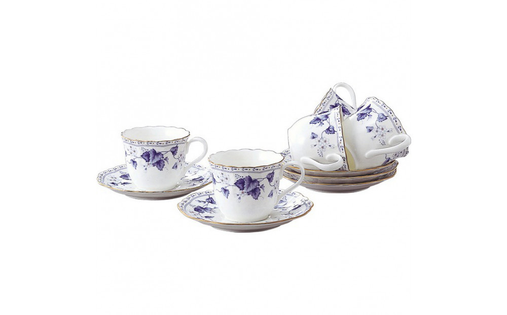 ナルミ ソラリア コーヒーカップ&ソーサー 200cc 5客セット 8128-21286P