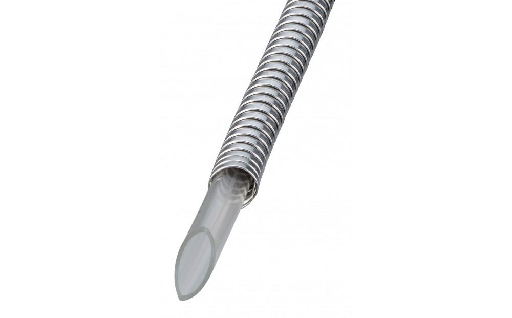 オールステンレス蛇腹ホースリール　20ｍ レバーノズル付 SSA-２０J