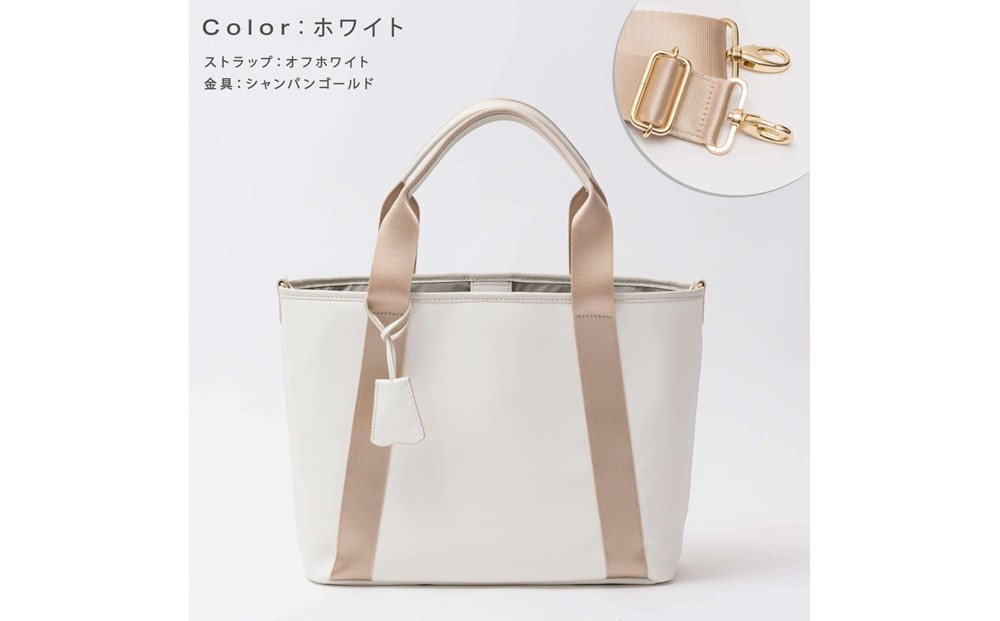 Y-STYLE 魔法の収納トートバッグ Mサイズ【ホワイト】