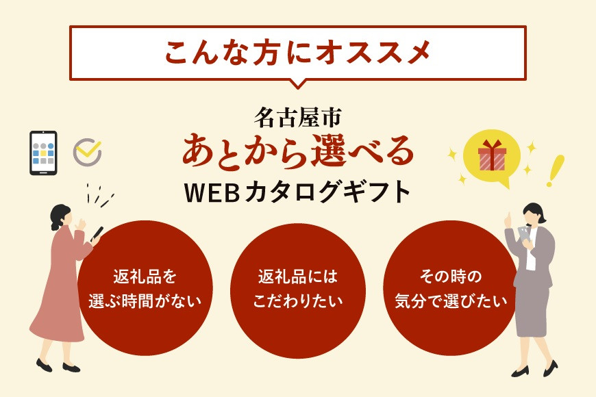 あとから選べるWEBカタログギフト（寄附100万円コース）300000ポイント名古屋市