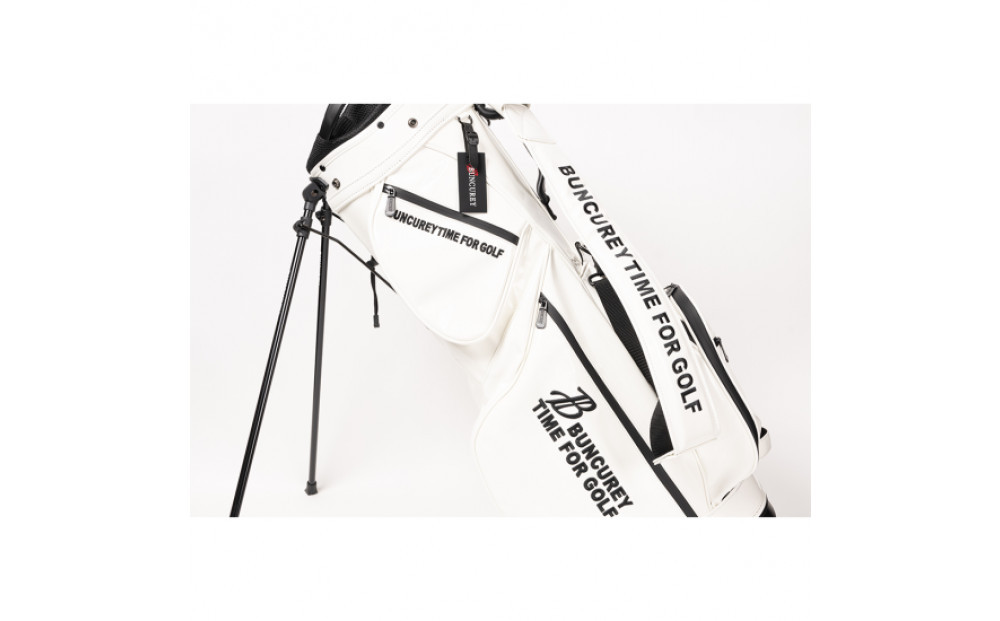 BUNCUREY　スタンド型キャディーバッグ（BM23SS-16-030）〈ブラック〉