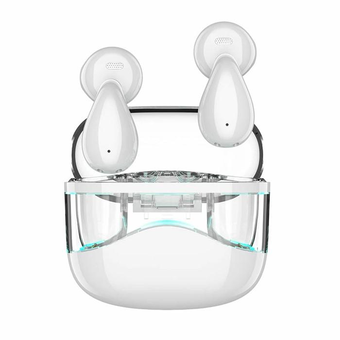 完全ワイヤレスイヤホン＜ホワイト＞Bluetooth 5.4 遅延ゼロ インナーイヤー型 TWSワイヤレスヘッドセット 開放感抜群 片耳 両耳 クリア通話 瞬時接続 200mAh充電ケース マイク内蔵 ハンズフリー通話 Type‐C急速充電 iPhone16/iPad多機種対応 90日安心保証付き 日本語取扱説明書