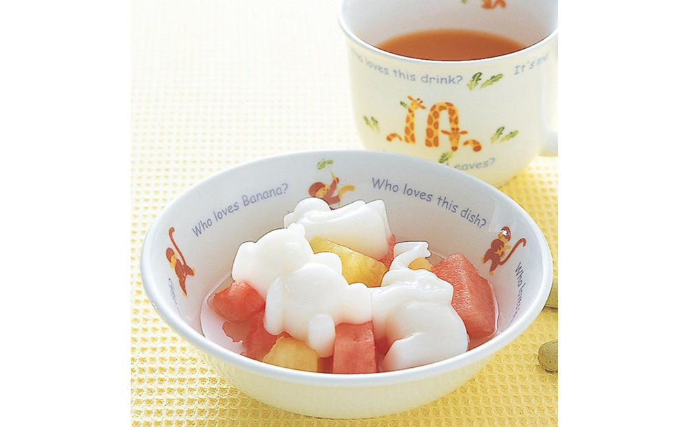 ナルミ みんなでたべよっ！ おやつ皿 240cc 40433-1014