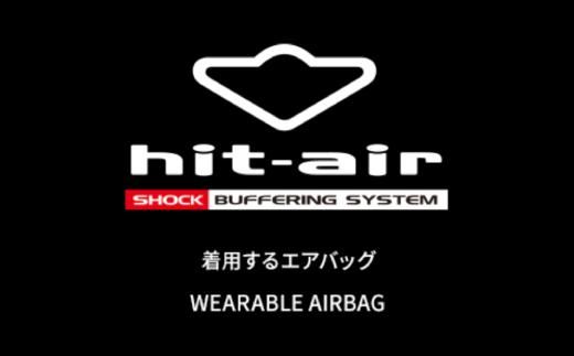 ＜Mサイズ＞【バイク用品】エアバッグ　hit-air 一体型エアバッグ・ハーネスタイプ MLV2-C BLK