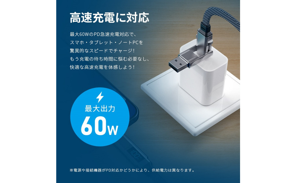 【2025最新】4in1ケーブル Type-C to Type-C充電ケーブル2m iPhone15/16対応 充電コード Type-C / iPhone / USB-A 急速充電対応 マルチケーブル 断線に強い 最大PD60W 時短充電 USB2.0 データ転送 480Mbps 高速データ通信 データ伝送 iOS Android 多機種対応