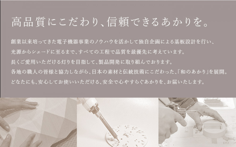 六角のあかり　テーブルスタンド　HXC300