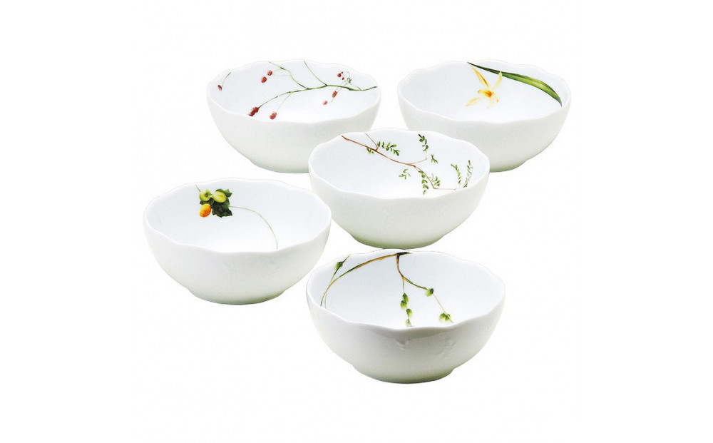 ナルミ 里花暦 ボウル 13cm 5点セット 40912-32841
