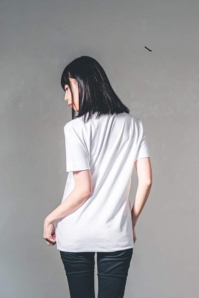 ◆サイズ：3（L）◆【大人のドレスTシャツ】スビンプラチナム スマートフィット 半袖｜クルーネック