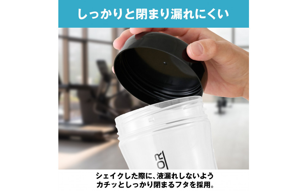 ハルクファクター プロテイン シェイカー クリア 500ml 限定デザイン 漏れない おしゃれ シェーカー ボトル 透明 半透明