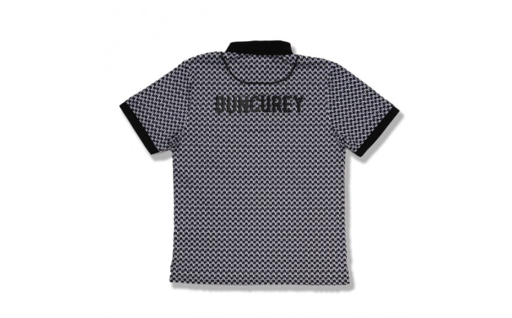 BUNCUREY　ゴルフウェア　モノグラム半袖ポロシャツ（BM23SS-01-006）オフ／サイズ5