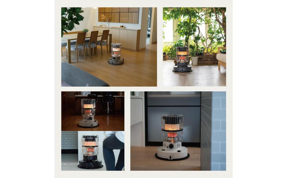 【トヨトミ】対流形石油ストーブ「KR-47A(ホワイト)」12～17畳