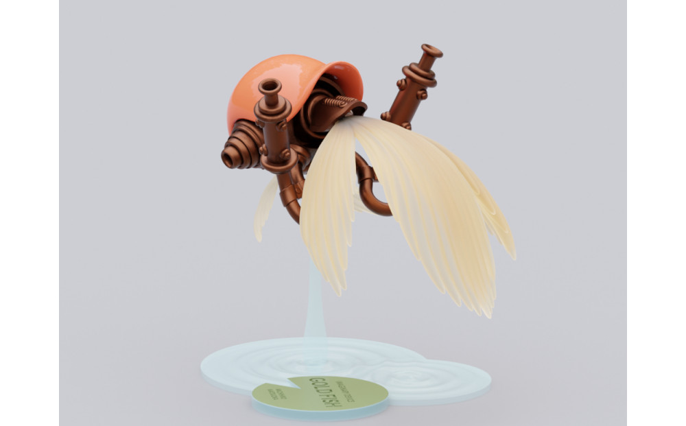 松岡ミチヒロ GOLD FISH 金魚のプラモデル