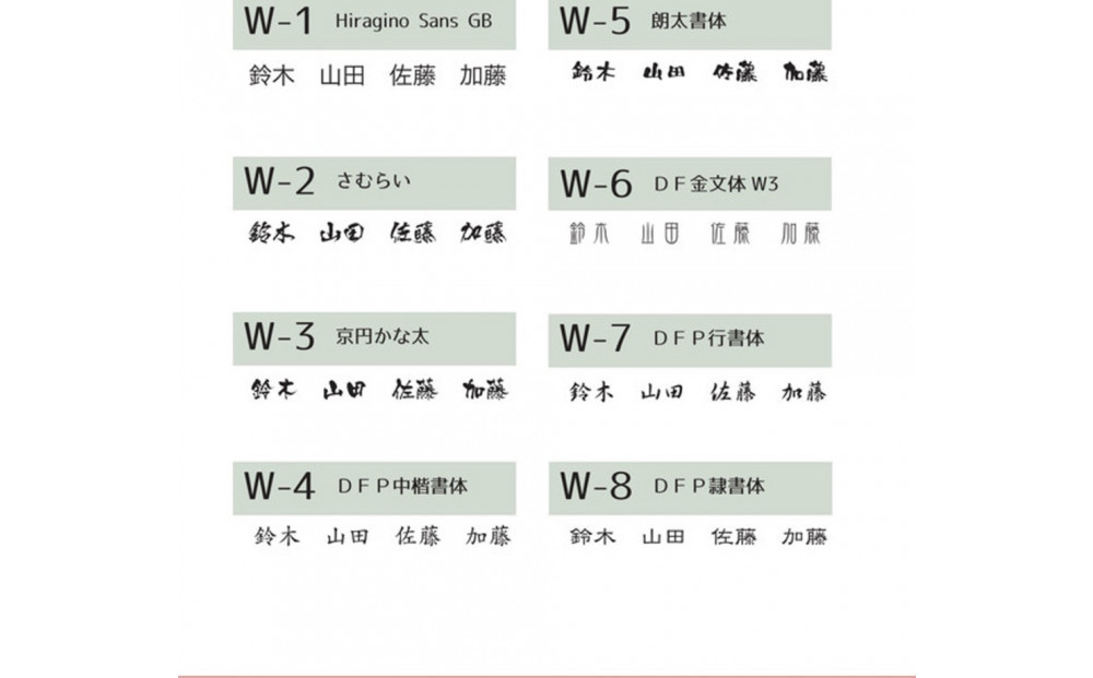 和モダンのガラス表札