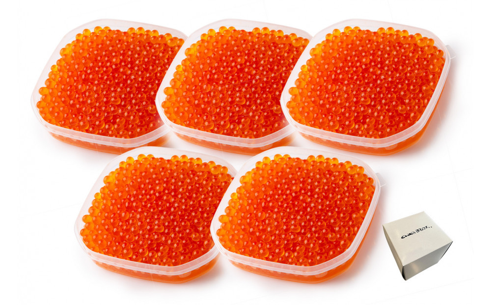 いくら 醤油漬け 500g(100g×5P) アメリカ 鮭の卵 化粧箱入 尾張まるはち | いくら イクラ いくら醤油漬け 鮭卵 醤油漬け 化粧箱入り 贈答用 高級 グルメ 人気 おすすめ 海鮮 魚卵 送料無料