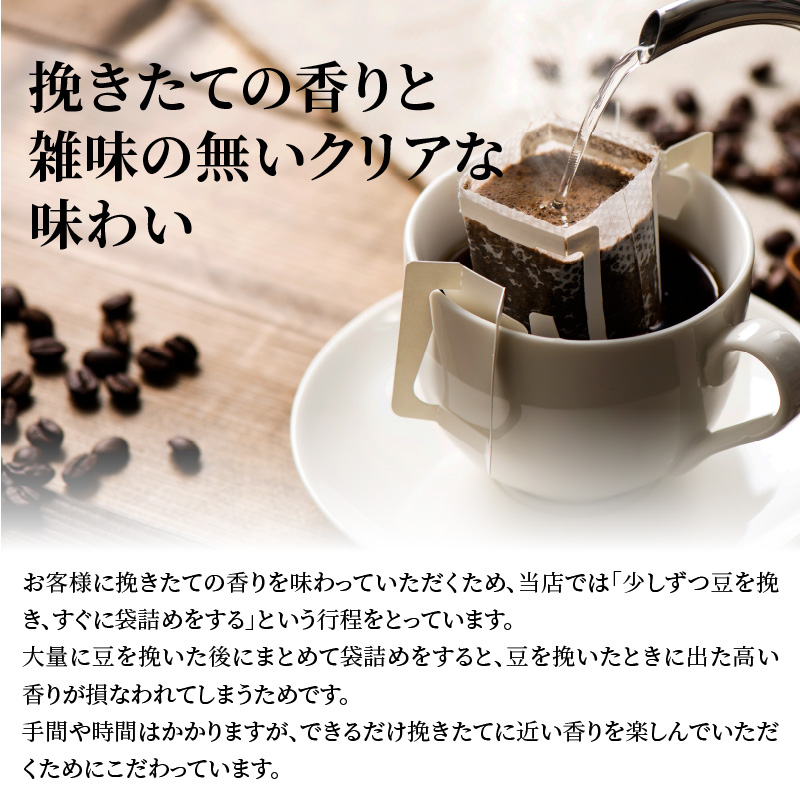 こだわりの低温焙煎！ ドリップバッグコーヒー(アイス10パック) お試し　H046-038