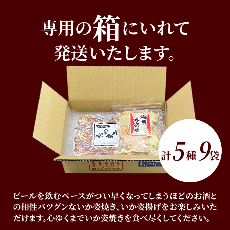 いか 姿焼き 姿揚げ ビールのおつまみ 宅飲み応援おつまみ「いか姿焼き三昧」　H011-111