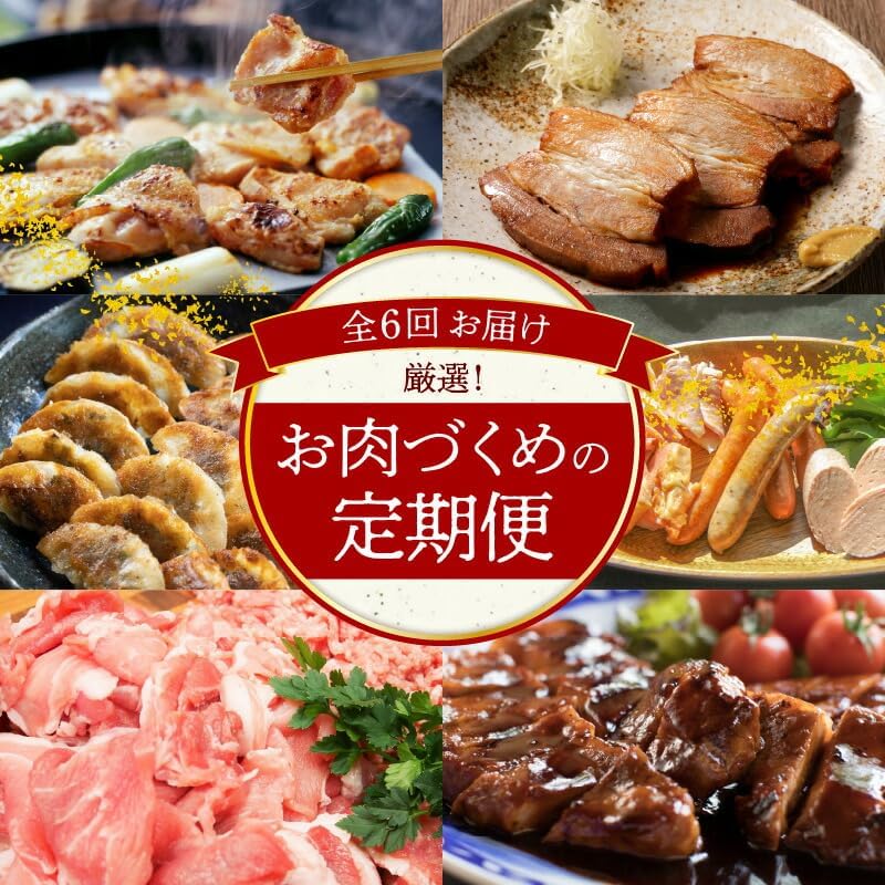 碧南市がチョイスした厳選定期便！ 【全6回】厳選！お肉づくめの定期便 H028-090