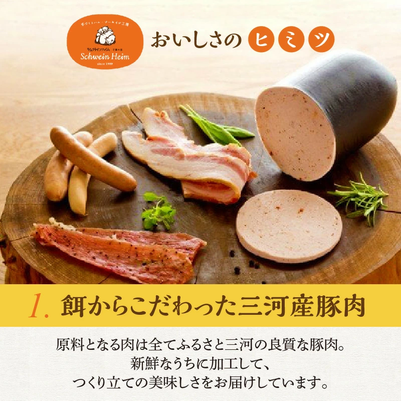 手造りハム・工房シュヴァインハイムのギフトセット H003-038