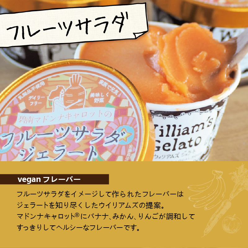 【3種のフレーバーを食べ比べ!!】だいちとつながるジェラート10個セット 映えるデザインが可愛いと話題に!! マドンナキャロット 地元野菜 甘い アイス スイーツ デザート 洋菓子 可愛い 詰め合わせ キャロットミルク フルーツサラダ ピーナッツミルク 自慢 冷たい にんじん 人参 落花生 ピーナッツ 農家 神重農産 H105-171